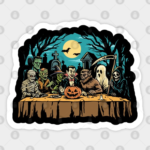 Halloween Supper Sticker by GoshWow®